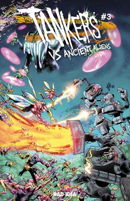 TANKERS VS ANCIENT ALIENS # 3 Cover