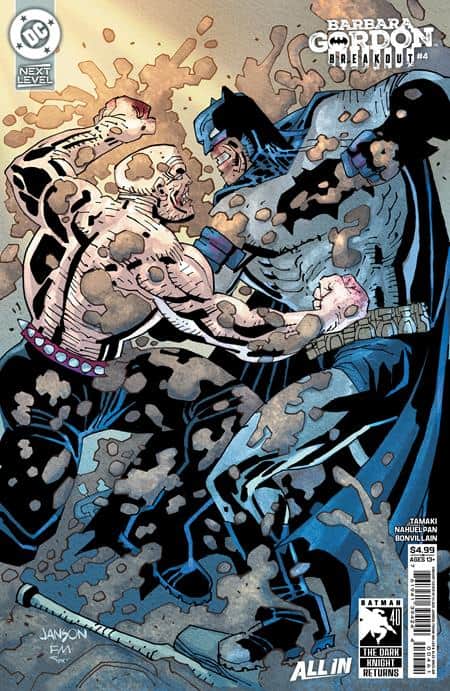 CVR F KLAUS JANSON & FRANK MILLER DARK KNIGHT RETURNS 40TH ANNIVERSARY CARD STOCK