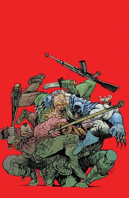 CVR E DANIEL WARREN JOHNSON DARK KNIGHT RETURNS 40TH ANNIVERSARY CARD STOCK