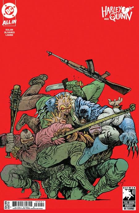 CVR E DANIEL WARREN JOHNSON DARK KNIGHT RETURNS 40TH ANNIVERSARY CARD STOCK
