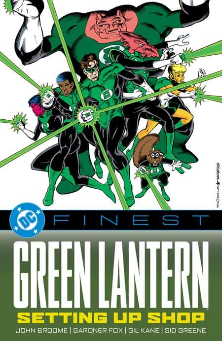 DC FINEST GREEN LANTERN SETTING UP SHOP Cover