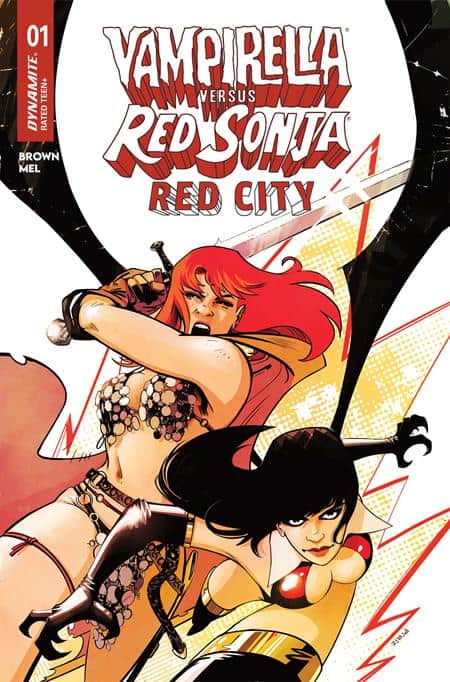 VAMPIRELLA VS RED SONJA RED CITY Cover
