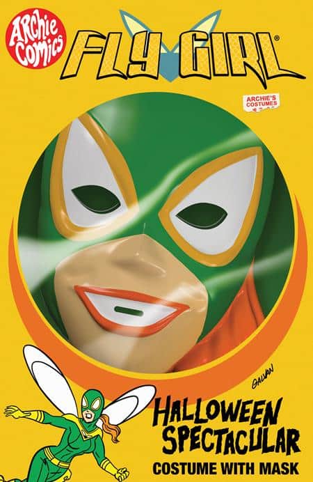 CVR F BILL GALVAN FOIL FLY-GIRL MASK