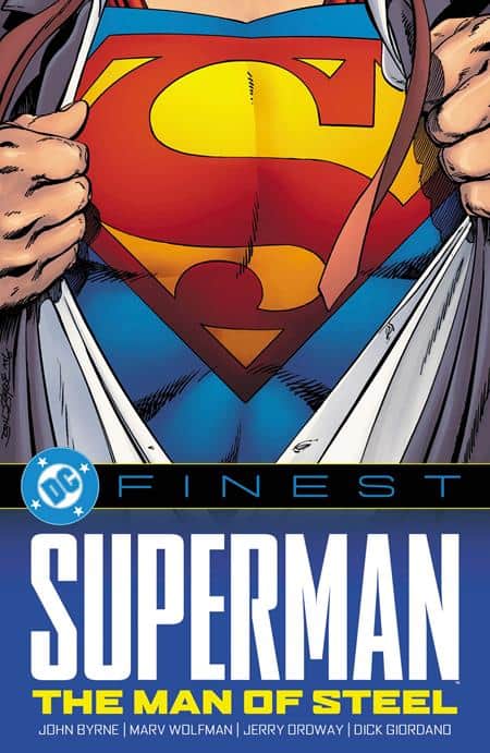 DC FINEST SUPERMAN THE MAN OF STEEL TP Cover