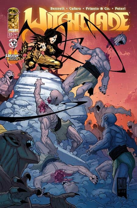 CVR C PAT BOUTIN & STEVE FIRCHOW CONNECTING WITCHBLADE TEAM UP