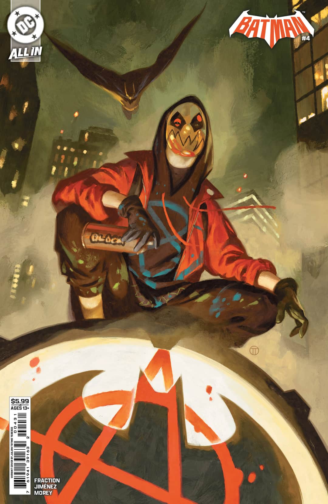 CVR C JULIAN TOTINO TEDESCO CARD STOCK VAR