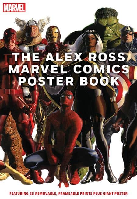 ALEX ROSS MARVEL COMICS POSTER BOOK TP Cover