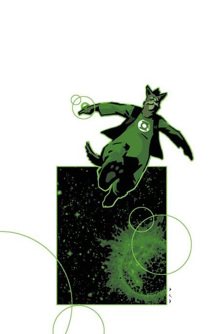 CVR C DAVID AJA CARD STOCK VAR (GREEN LANTERN FIRST LIGHT)