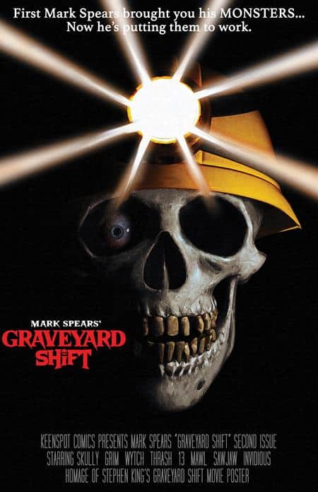CVR F MARK SPEARS 1:66 RETAILER INCENTIVE GRAVEYARD SHIFT MOVIE HOMAGE