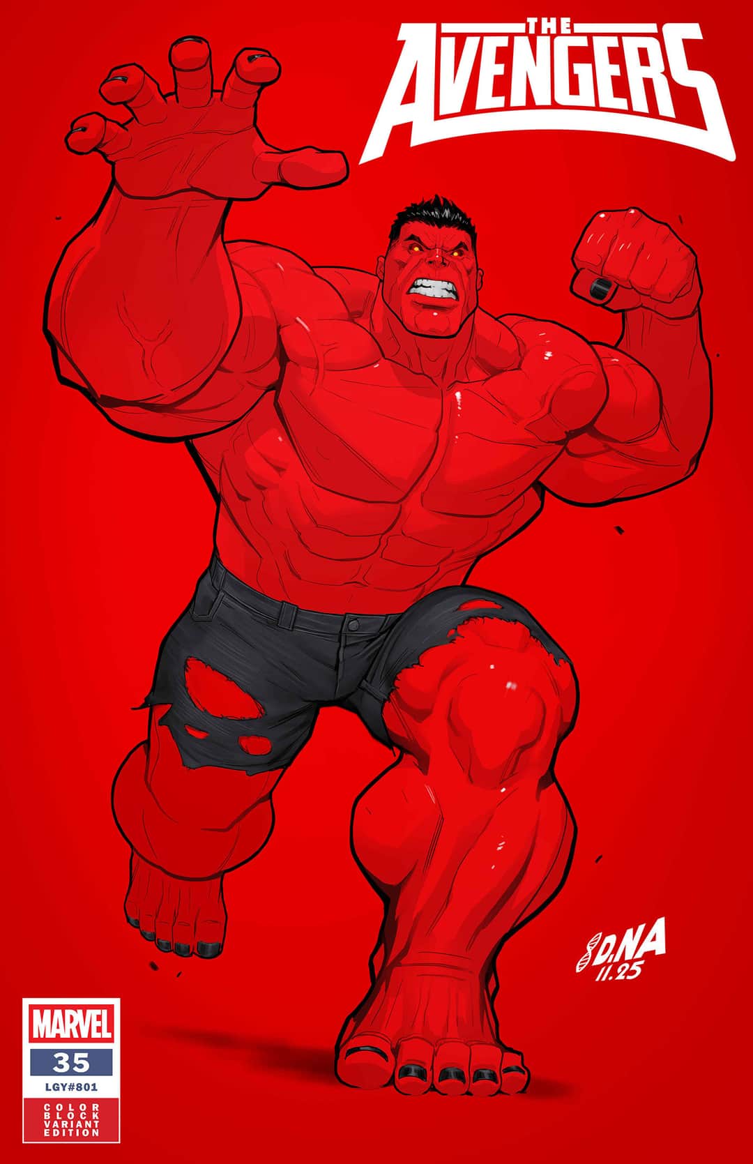 DAVID NAKAYAMA COLOR BLOCK RED VARIANT