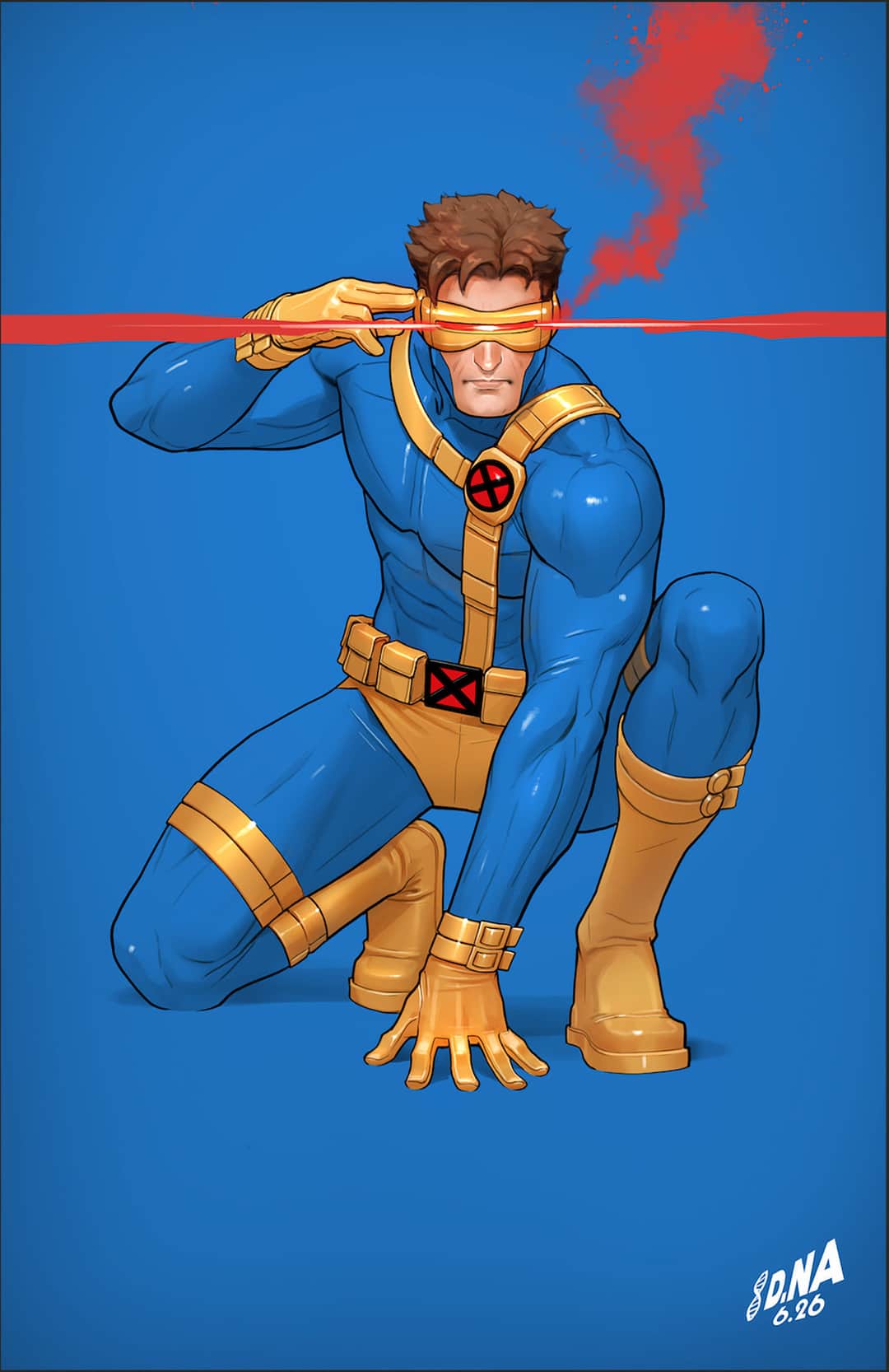DAVID NAKAYAMA COLOR BLOCK BLUE VIRGIN VARIANT