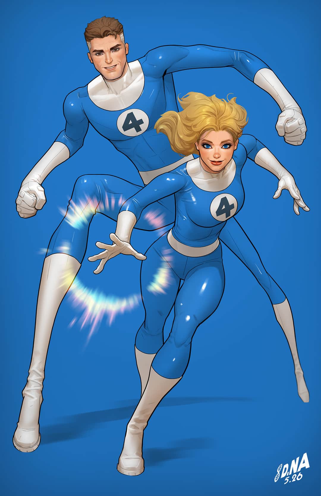 David Nakayama Color Block Blue Virgin Variant