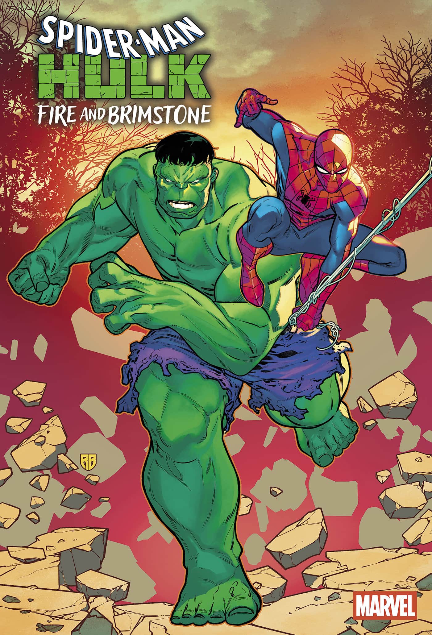 SPIDER-MAN/HULK: FIRE AND BRIMSTONE Cover