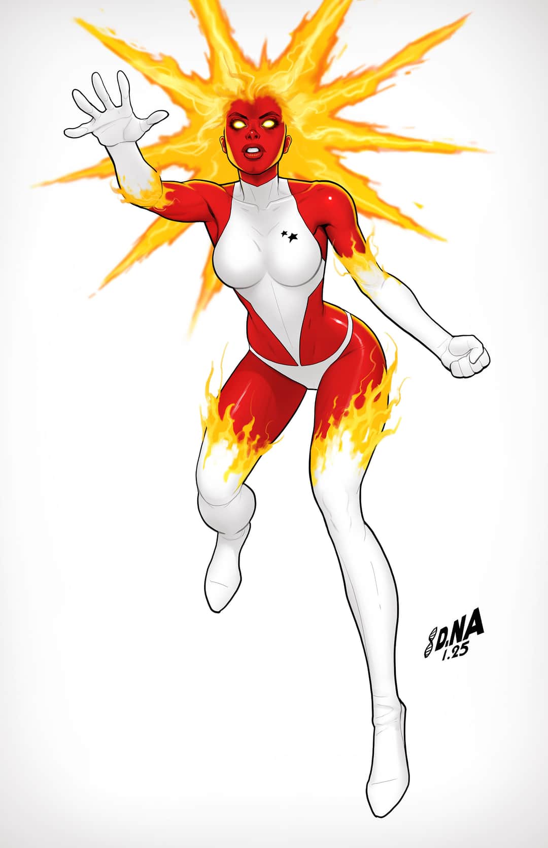 DAVID NAKAYAMA COLOR BLOCK WHITE VIRGIN VARIANT