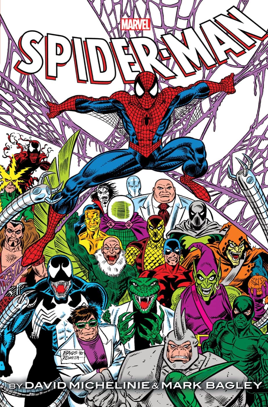 Spider-Man By Michelinie & Bagley Omnibus Vol. 1 Bagley Marvel Age Cover Cover