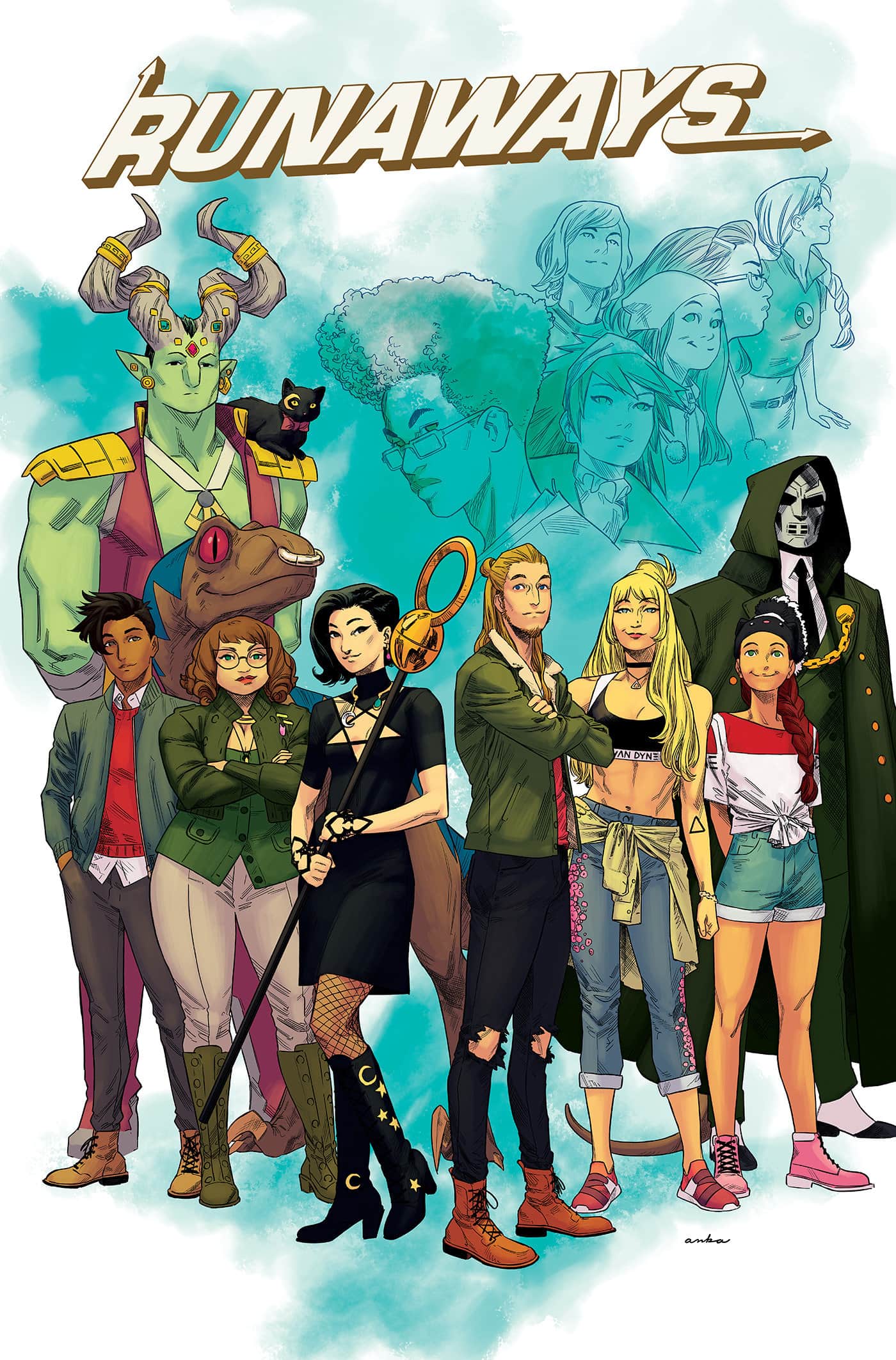 Runaways By Rainbow Rowell Omnibus Kris Anka Cover Cover