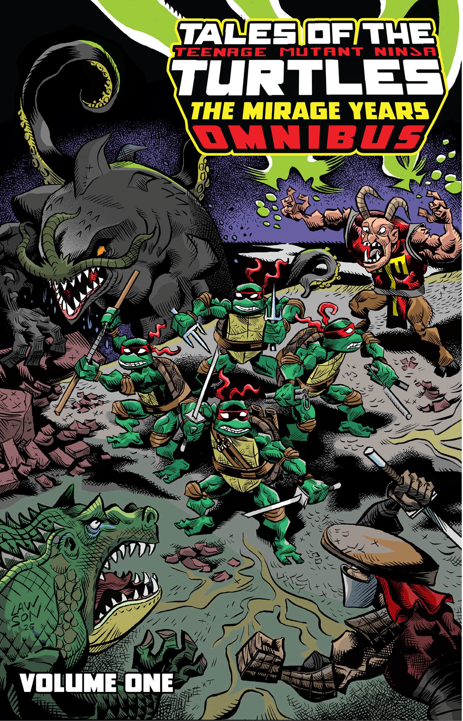 Tales of the Teenage Mutant Ninja Turtles: The Mirage Years Omnibus, Vol. 1 Cover