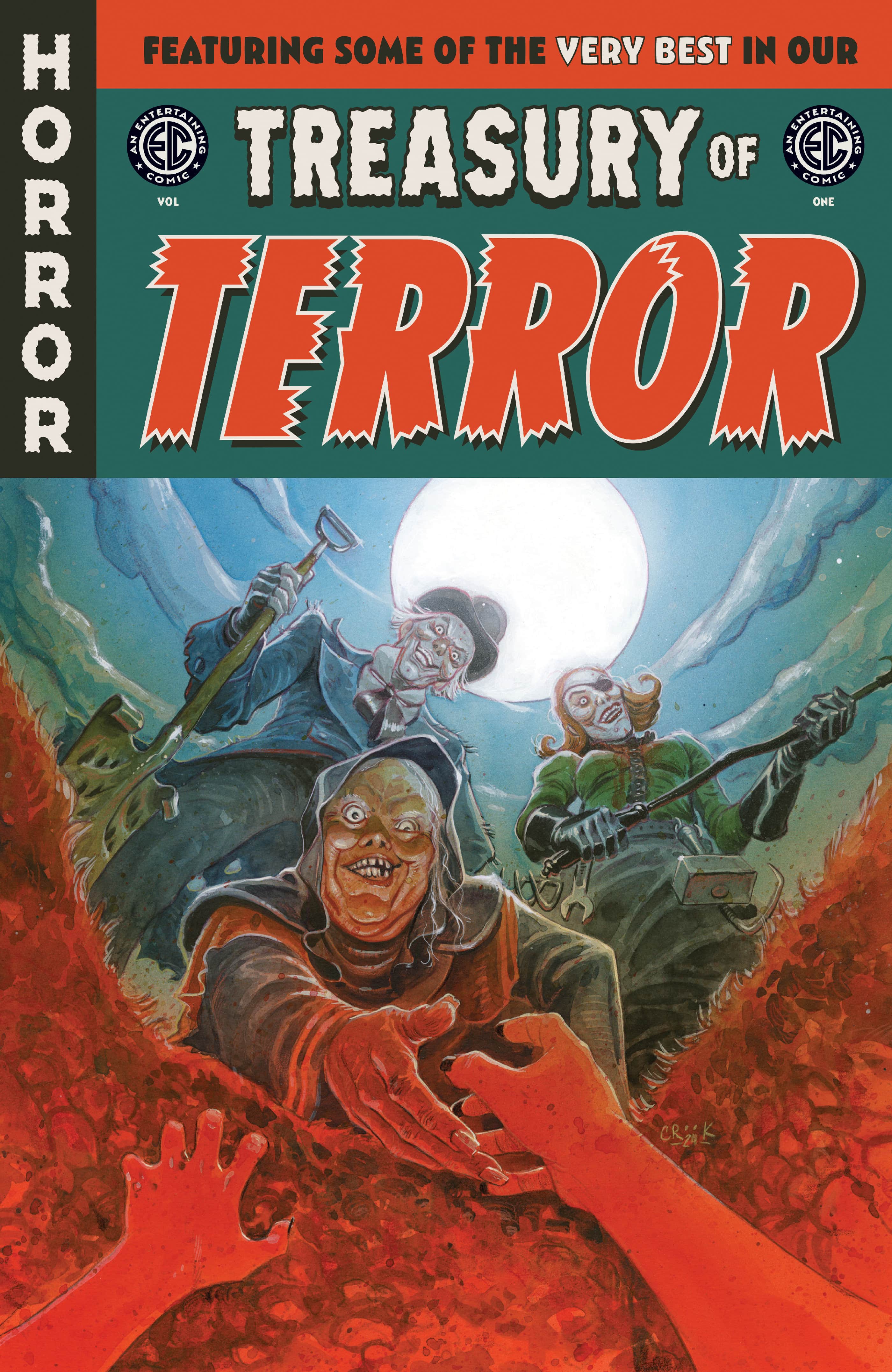 The EC Comics Treasury of Terror Vol. 1 Cover