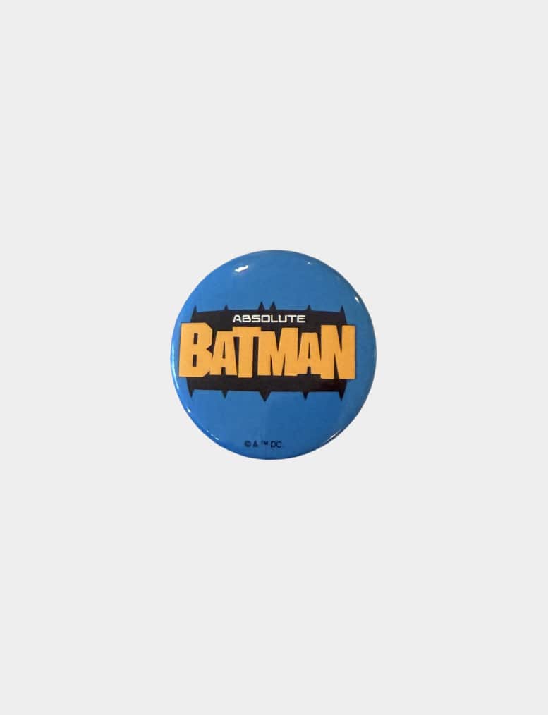 Batman-Tag 2026 Button – Absolute Batman-Logo Cover