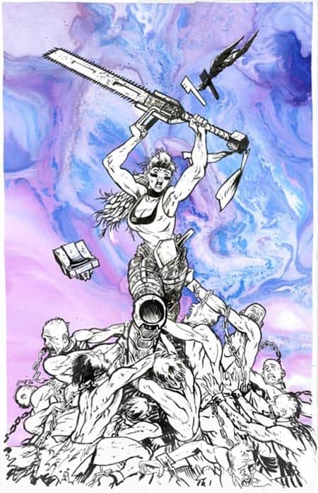 CVR H INC 1:100 DANIEL WARREN JOHNSON RAW ART