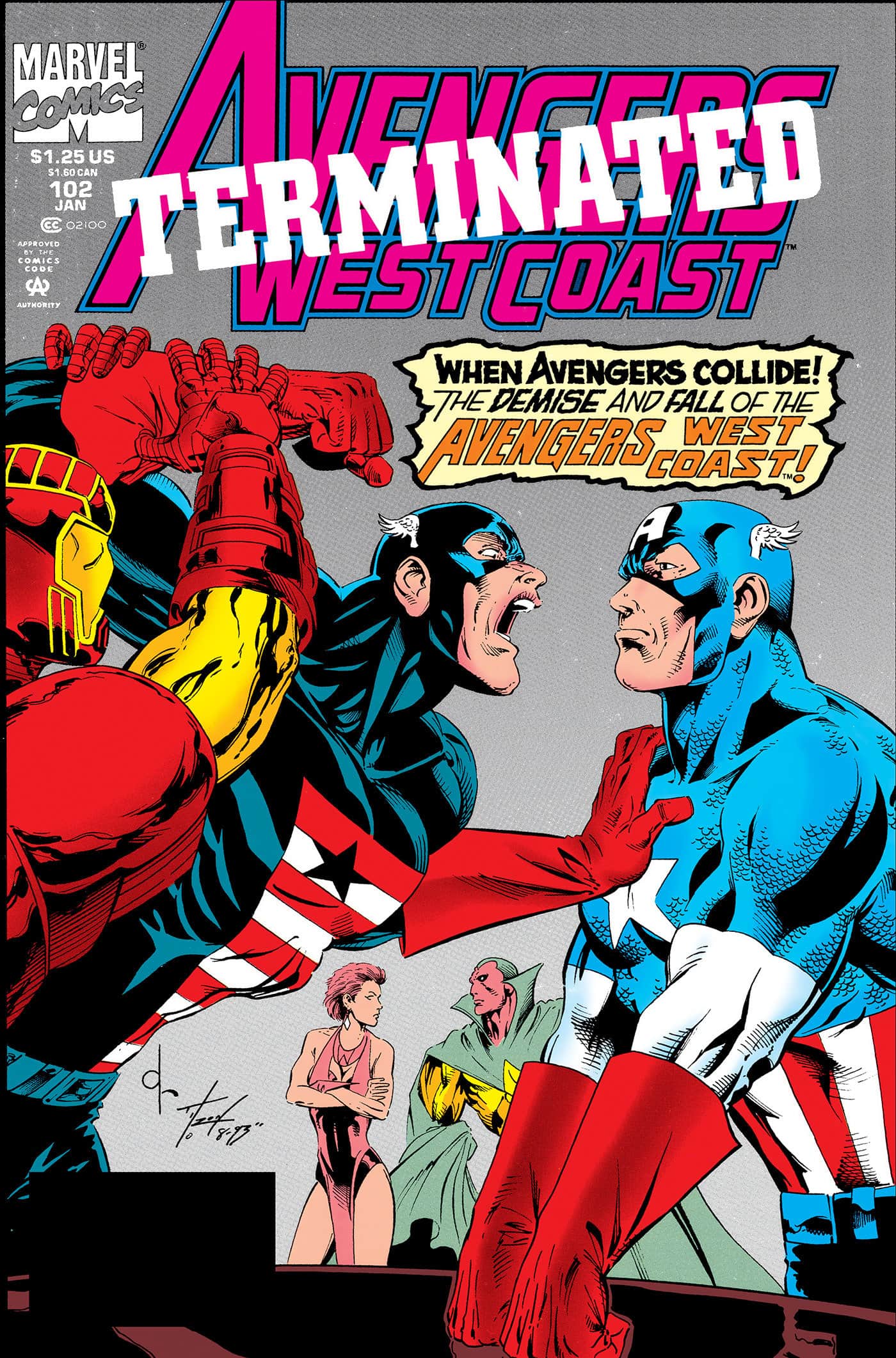 Avengers West Coast Epic Collection: Terminated Cover