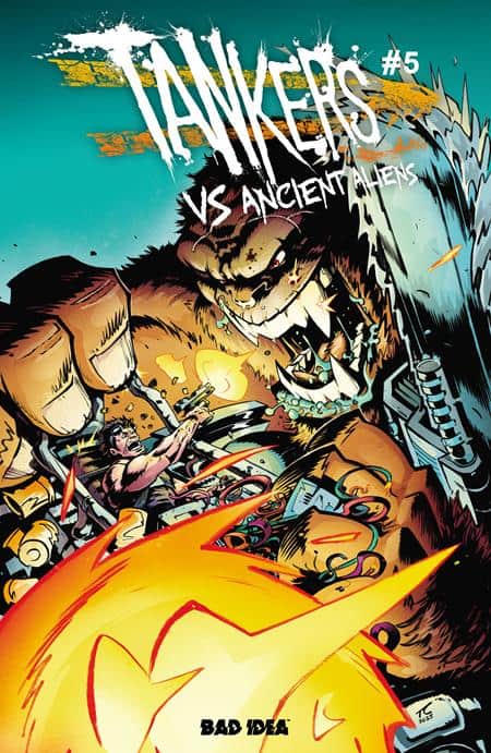 TANKERS VS ANCIENT ALIENS Cover