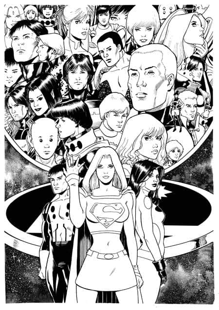 LEGION OF SUPER-HEROES BY MARK WAID & BARRY KITSON OMNIBUS Cover