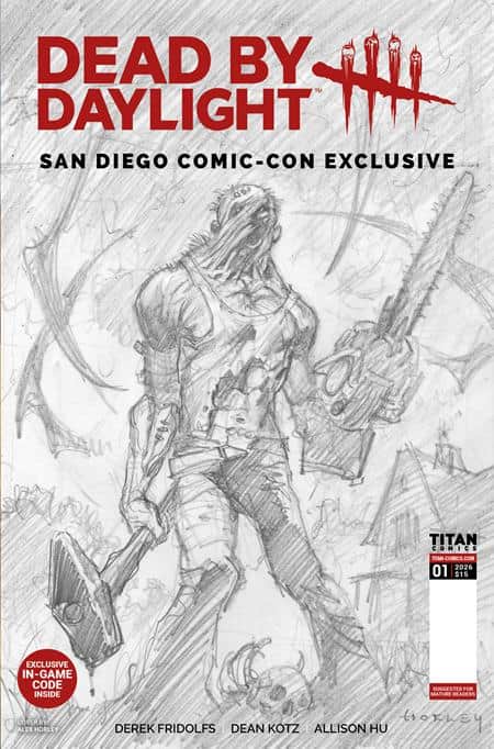 DEAD BY DAYLIGHT THE HILLBILLY SDCC EXCLUSIVE ALEX HORLEY CARDSTOCK INKS VAR Cover