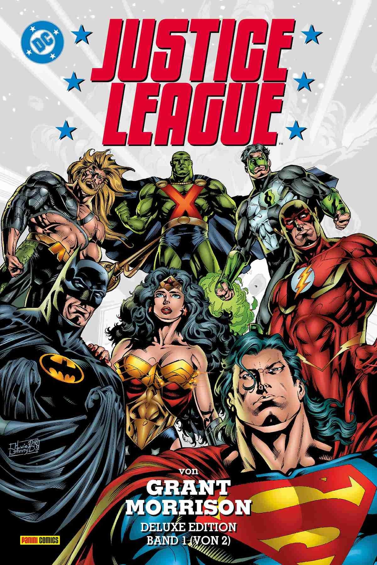 Justice League von Grant Morrison 1 Deluxe Edition Cover