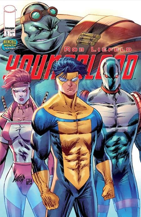 COVER E INVINCIBLE TEAM-UP VARIANT BY ROB LIEFELD