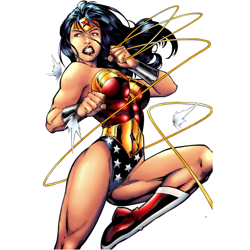 Wonder Woman mit dem Lasso der Wahrheit