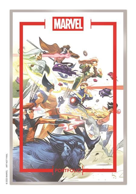 Cover for MARVEL PORTFOLIO OF MIKE DEL MUNDO X-MEN 9 PRINT SET
