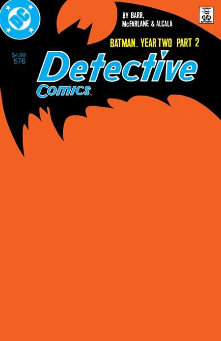 Cover for Detective Comics #576 Facsimile Edition