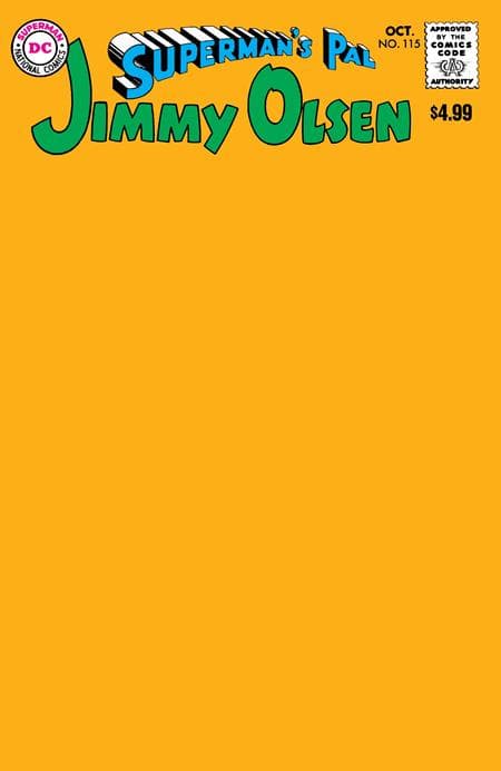 Cover für Superman's Pal Jimmy Olsen #115 Facsimile Edition