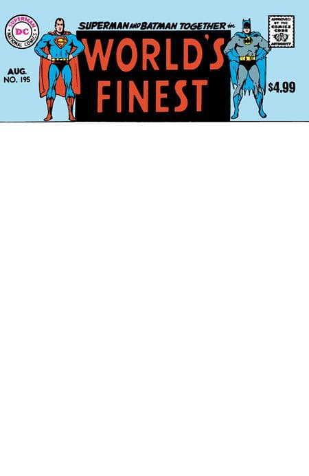 Cover für World's Finest Comics #195 Facsimile Edition
