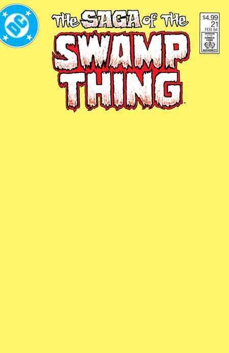 Cover für Saga of the Swamp Thing #21 Facsimile Edition