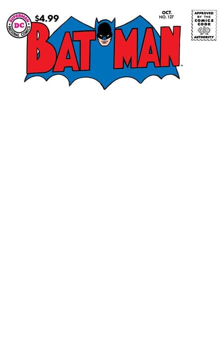 Cover for Batman #127 Facsimile Edition