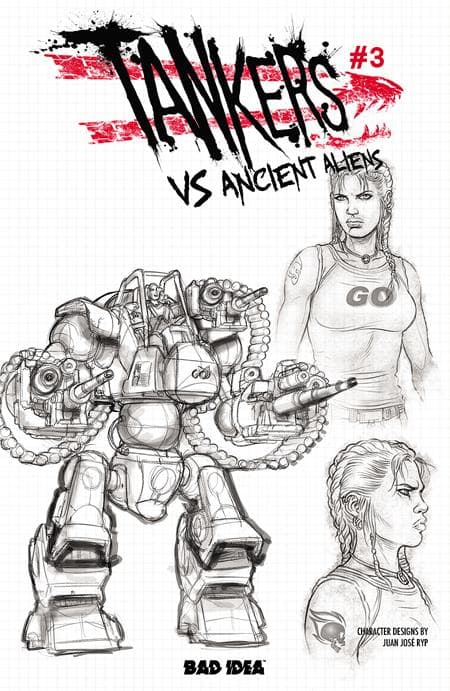 Cover for TANKERS VS ANCIENT ALIENS # 3