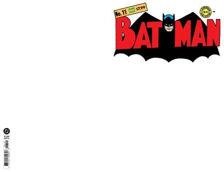 Cover for BATMAN #11 FACSIMILE EDITION