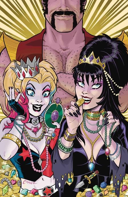 Cover for Harley Quinn X Elvira