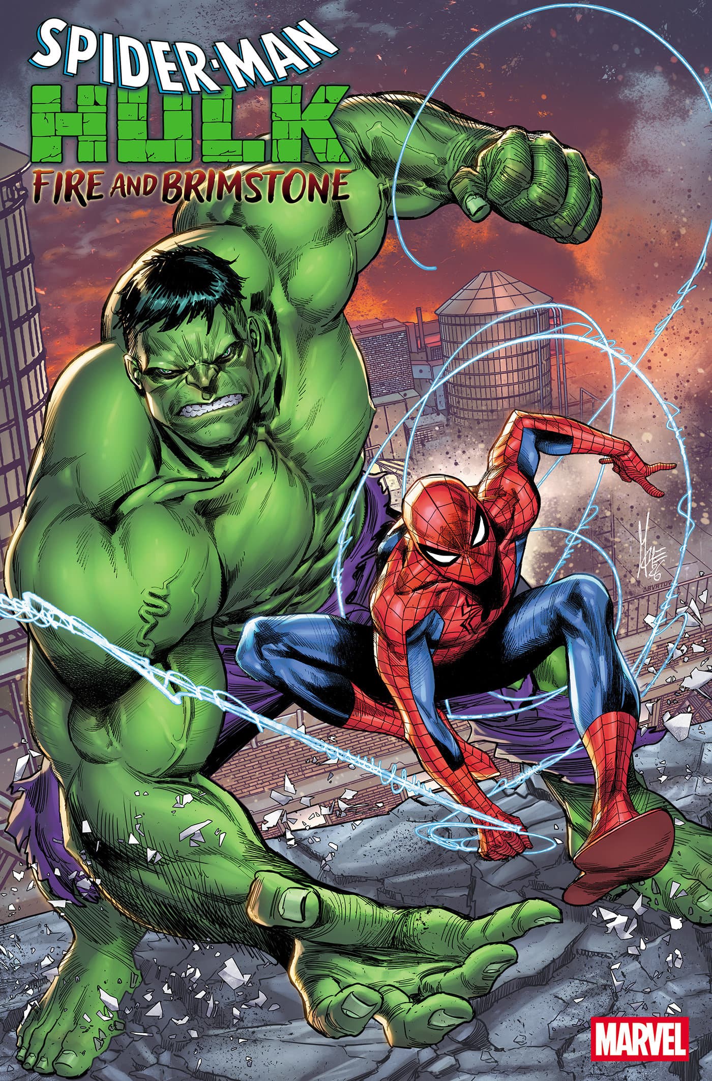 Cover für SPIDER-MAN/HULK: FIRE AND BRIMSTONE