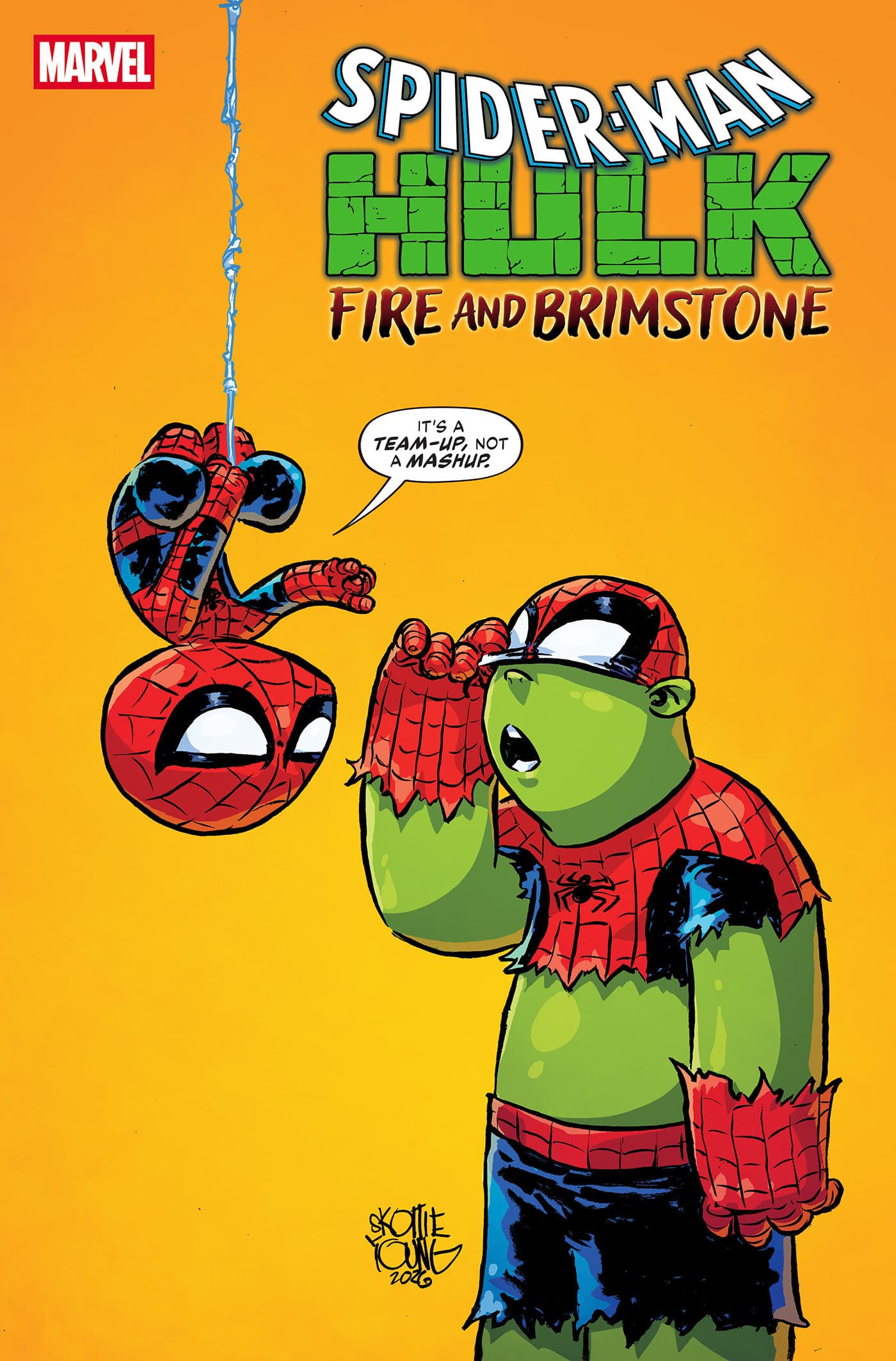 Cover for SPIDER-MAN/HULK: FIRE AND BRIMSTONE