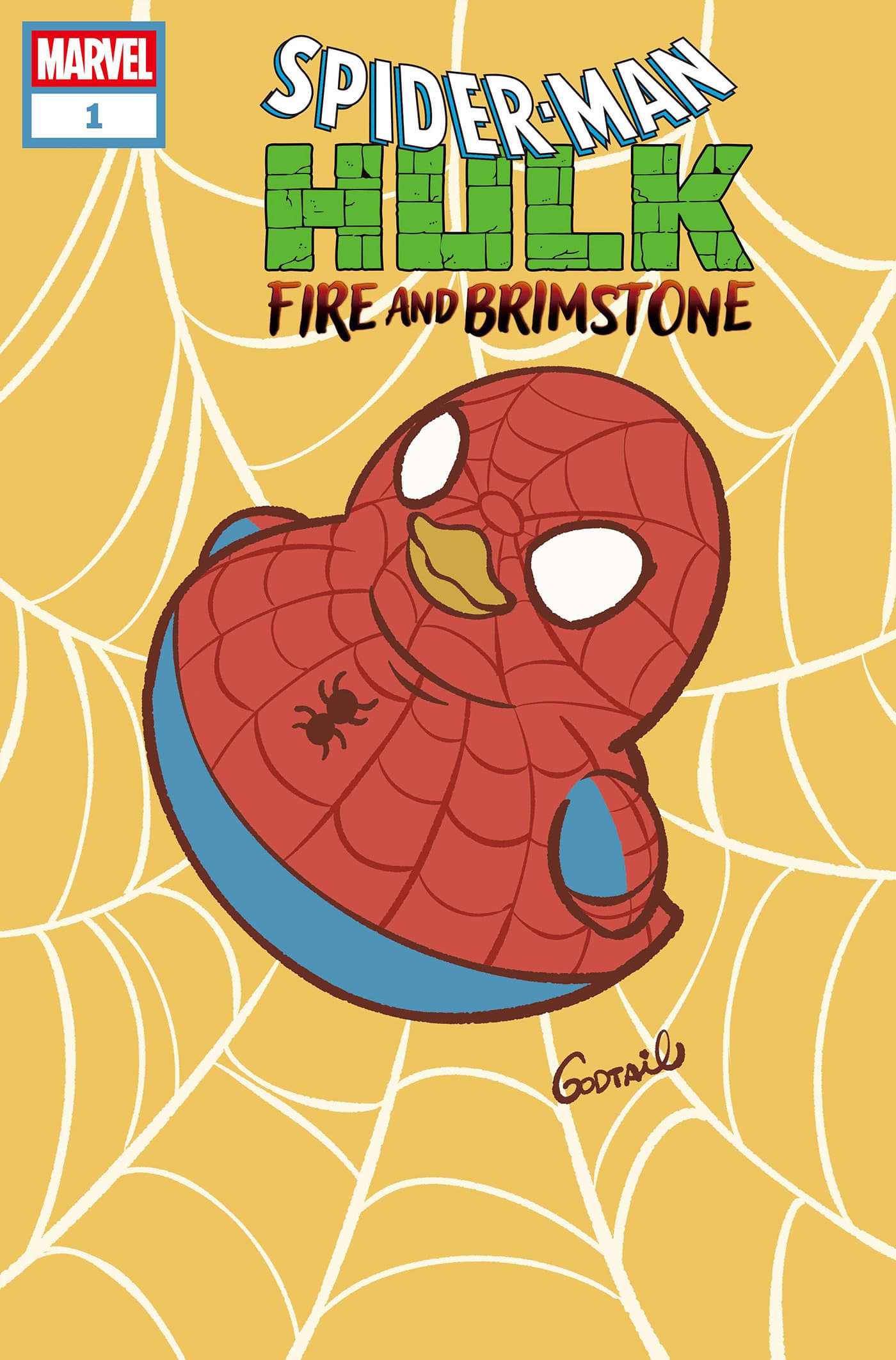 Cover for SPIDER-MAN/HULK: FIRE AND BRIMSTONE