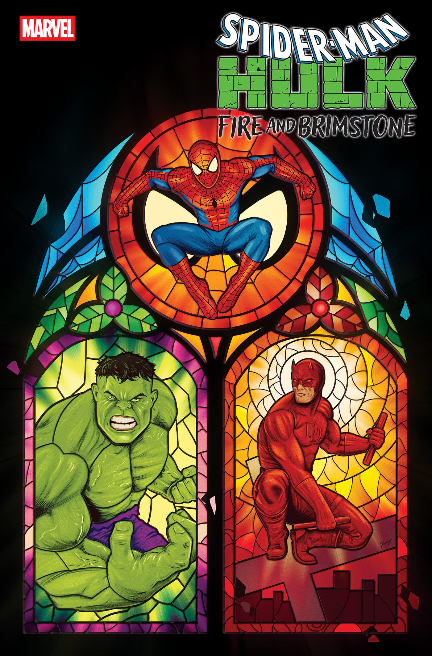 Cover for SPIDER-MAN/HULK: FIRE AND BRIMSTONE