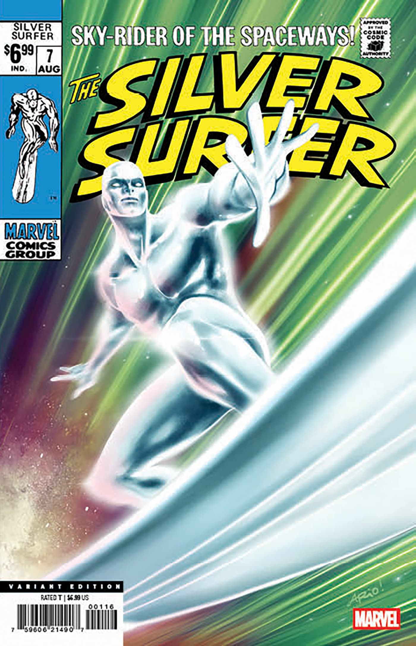 Cover for SILVER SURFER #7 FACSIMILE EDITION