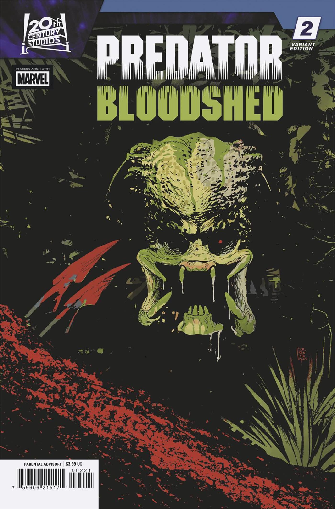Cover for PREDATOR: BLOODSHED