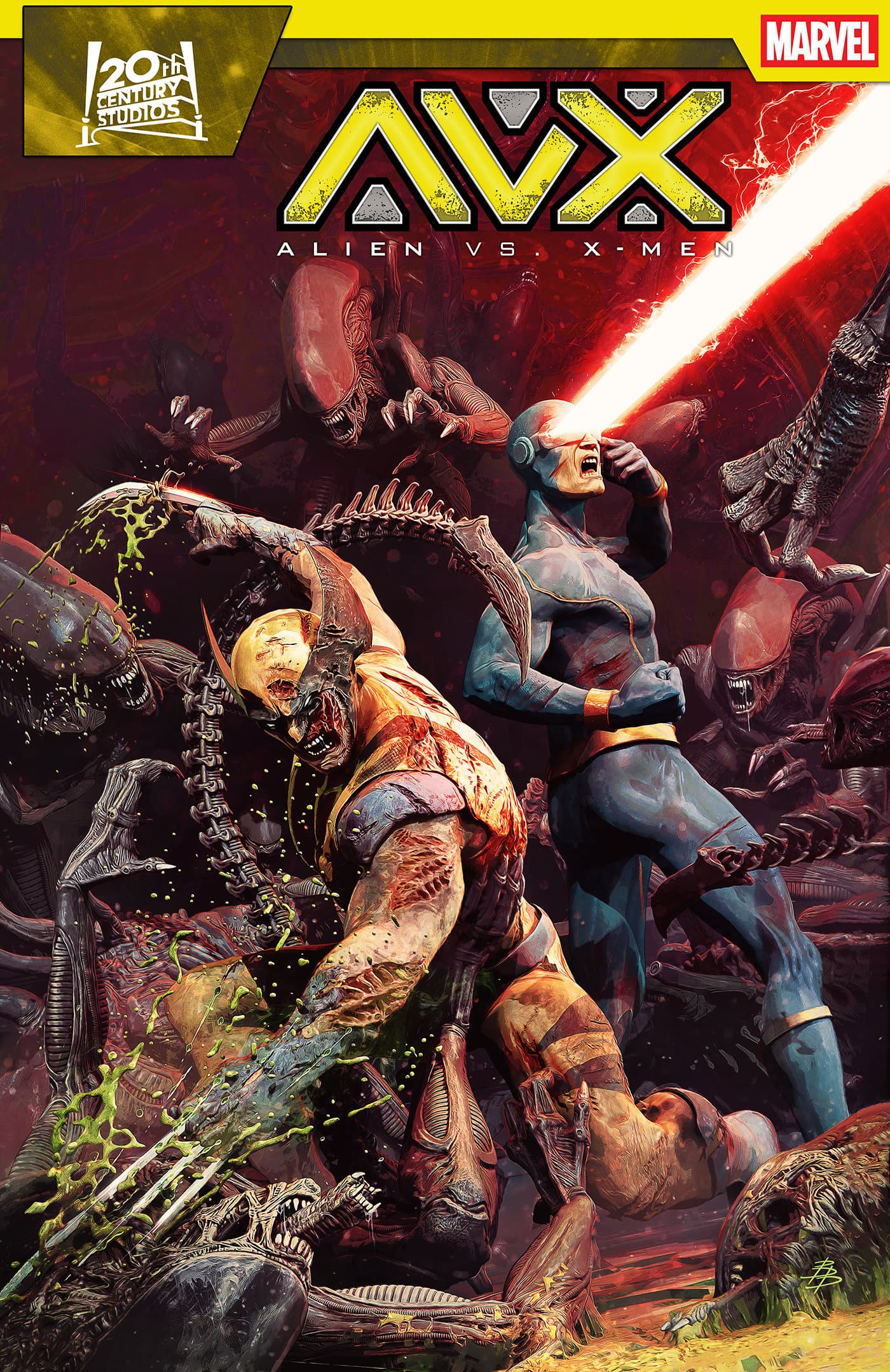 Cover for ALIEN VS. X-MEN