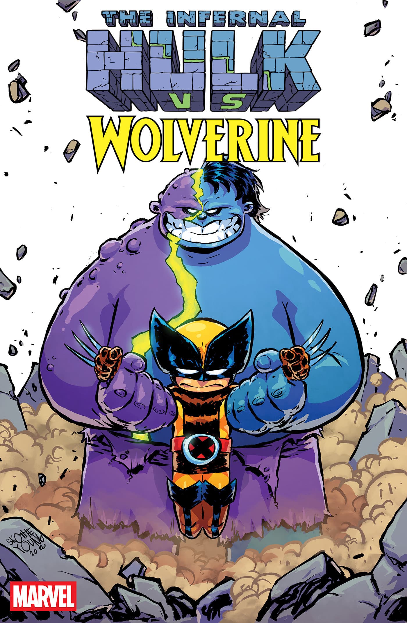 Cover for INFERNAL HULK VS. WOLVERINE