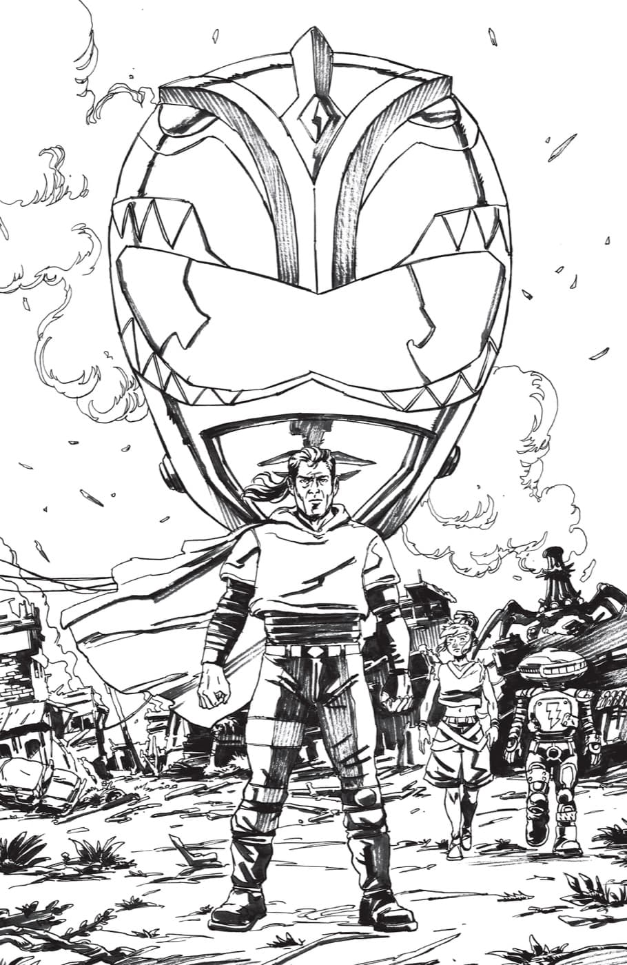 Cover für Power Rangers Green
