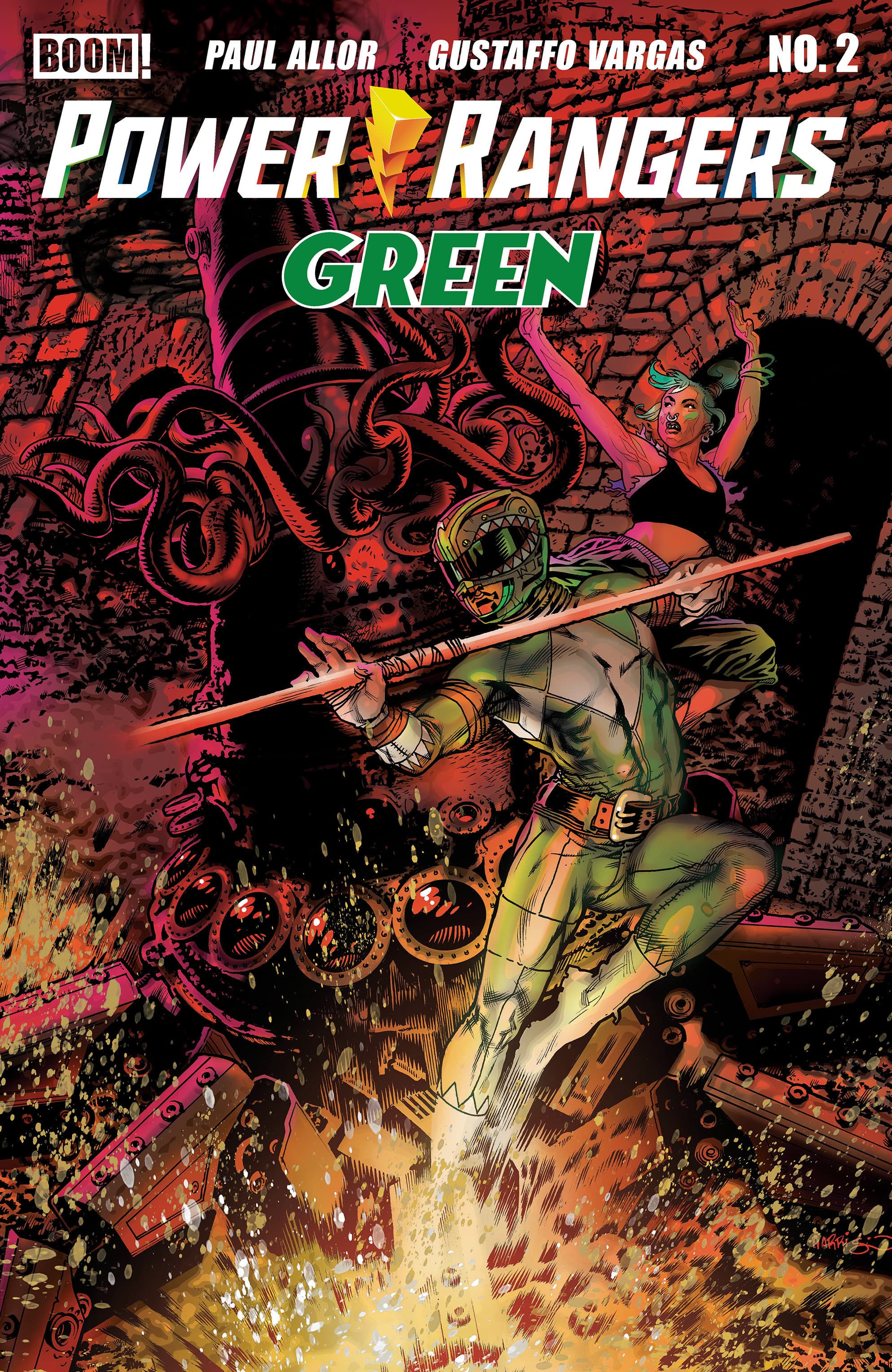 Cover for Power Rangers Green